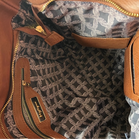 Brown Vegan Leather Women's Handbag - Picture 7 of 7